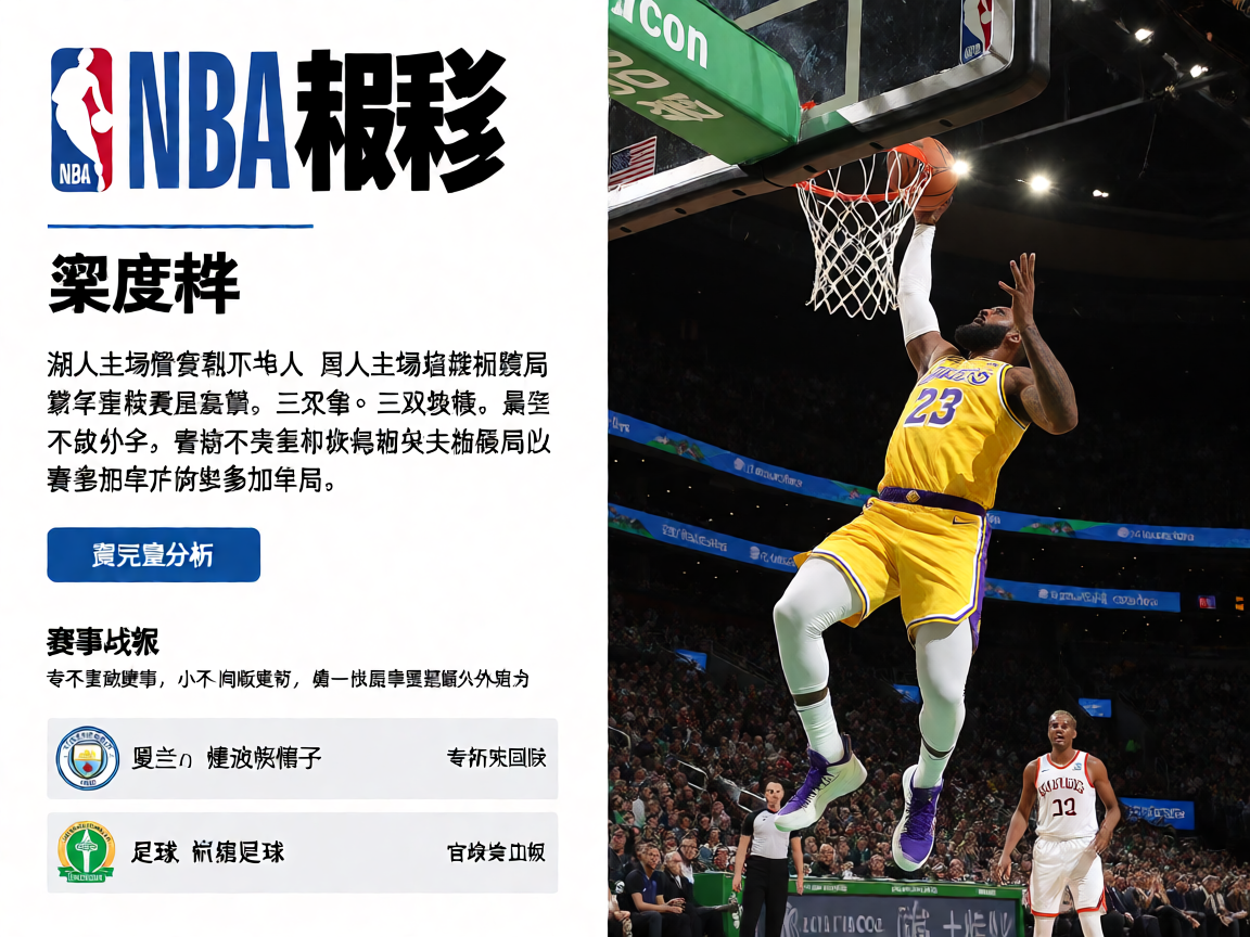 678体育NBA赛事报道，球员空中扣篮的精彩画面